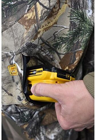 DEWALT DCHJ074D1-S Realtree Xtra Camouflage Heated Hoodie, Small, Camouflage in Saudi Arabia