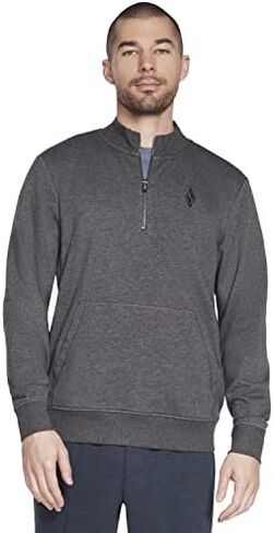 Skechers Mens Hoodless Hoodie 1/4 Zip in Saudi Arabia
