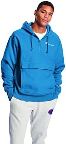 Champion Men's Reverse Weave Anorak with 1/4 Zip Hood in Saudi Arabia
