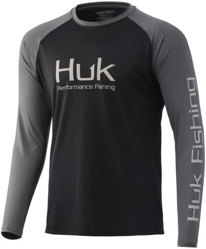 HUK Men's Double Header Long Sleeve | Sun Protecting Fishing Shirt in Saudi Arabia