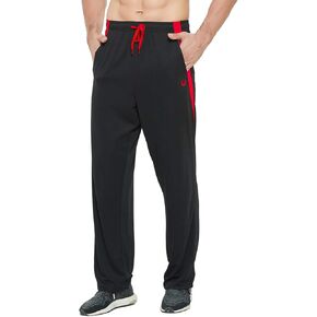 E-SURPA Men's Athletic Pant with Pockets Open Bottom Sweatpants for Men Workout, Exercise, Running in Kuwait