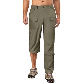 Little Donkey Andy Men's Quick Dry Convertible Zip Off Pants Lightweight Hiking Travel Camping