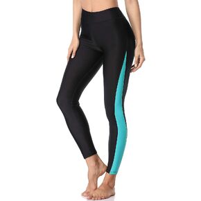 ATTRACO Swimming Pants for Women High Waisted Swim Pants Swim Leggings Swim Tights
