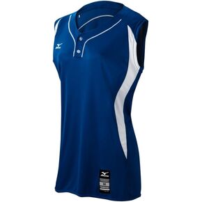 Mizuno Girl's Elite 2-Button Game Jersey - Sleeveless in Saudi Arabia