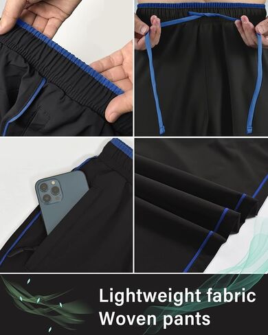 TIBAIKER Mens Joggers Athletic Workout Golf Pants with Pockets Track Lounge Jogging Running Gym Pants in Saudi Arabia