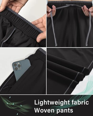 TIBAIKER Mens Joggers Athletic Workout Golf Pants with Pockets Track Lounge Jogging Running Gym Pants in Saudi Arabia