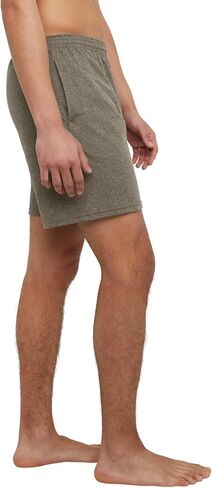 Hanes Men's Athletic Shorts, Favorite Cotton Jersey Shorts, Pull-On Knit Shorts with Pockets, Knit Gym Shorts, 7.5" Inseam in Kuwait