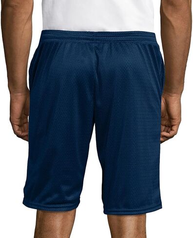 Hanes Sport Men's Mesh Pocket Shorts, Men’s Performance Gear Shorts, Men’s Athletic Shorts, 9" Inseam in Kuwait