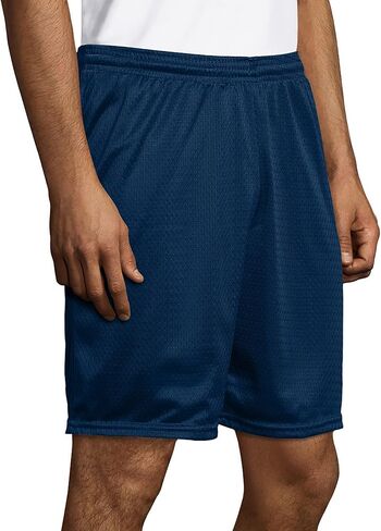 Hanes Sport Men's Mesh Pocket Shorts, Men’s Performance Gear Shorts, Men’s Athletic Shorts, 9" Inseam in Kuwait
