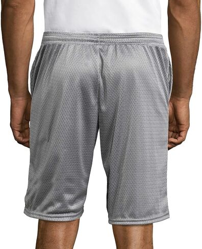Hanes Sport Men's Mesh Pocket Shorts, Men’s Performance Gear Shorts, Men’s Athletic Shorts, 9" Inseam in Kuwait