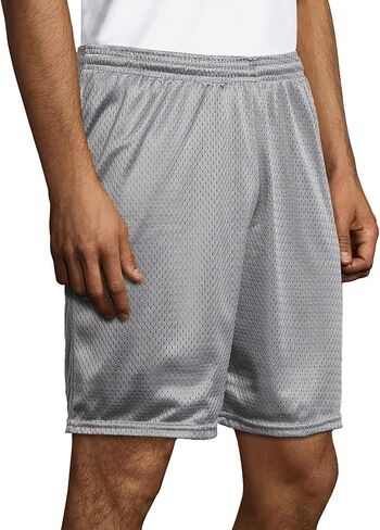 Hanes Sport Men's Mesh Pocket Shorts, Men’s Performance Gear Shorts, Men’s Athletic Shorts, 9" Inseam in Kuwait