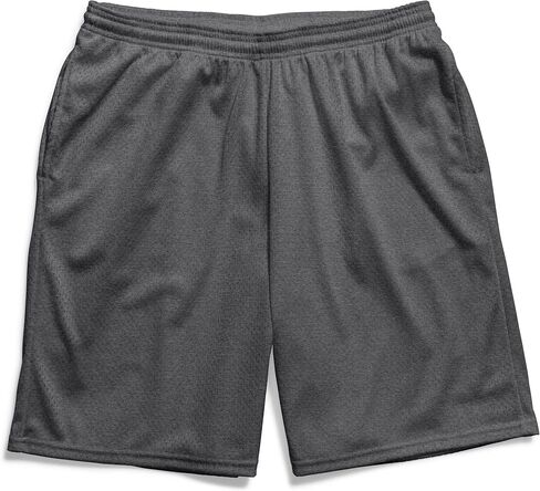 Hanes Sport Men's Mesh Pocket Shorts, Men’s Performance Gear Shorts, Men’s Athletic Shorts, 9" Inseam in Kuwait