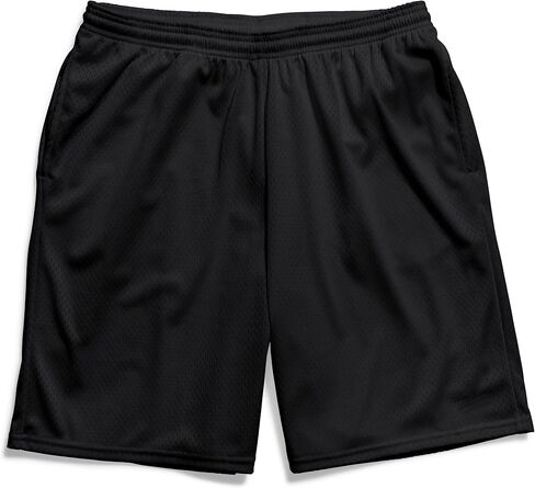 Hanes Sport Men's Mesh Pocket Shorts, Men’s Performance Gear Shorts, Men’s Athletic Shorts, 9" Inseam in Kuwait