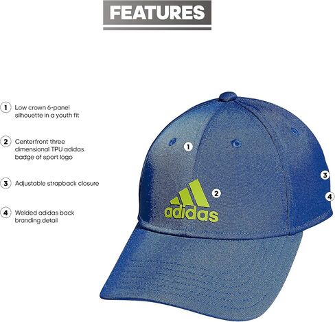 adidas Kids-Boy's/Girl's Relaxed Adjustable Fit Cap in Kuwait