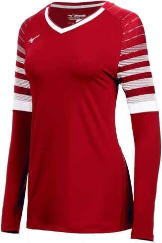 Mizuno Girls' Techno 8 Long Sleeve Volleyball Jersey in Saudi Arabia