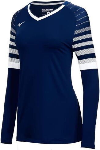 Mizuno Girls' Techno 8 Long Sleeve Volleyball Jersey in Saudi Arabia