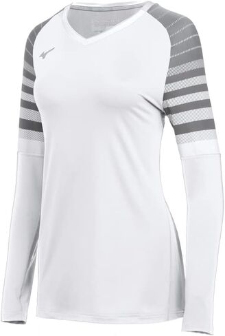 Mizuno Girls' Techno 8 Long Sleeve Volleyball Jersey in Saudi Arabia