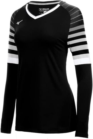 Mizuno Girls' Techno 8 Long Sleeve Volleyball Jersey in Saudi Arabia