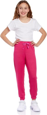 Sweet Hearts Girls' Sweatpants - Super Soft Athletic Performance Joggers: Made in USA (3 Pack) in Kuwait
