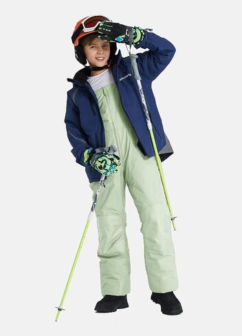 BALEAF Kid's Snow Bibs Insulated Waterproof Overalls for Boys/Girls Youth Winter Ice Fishing Snowsuit Ski Pants in Saudi Arabia