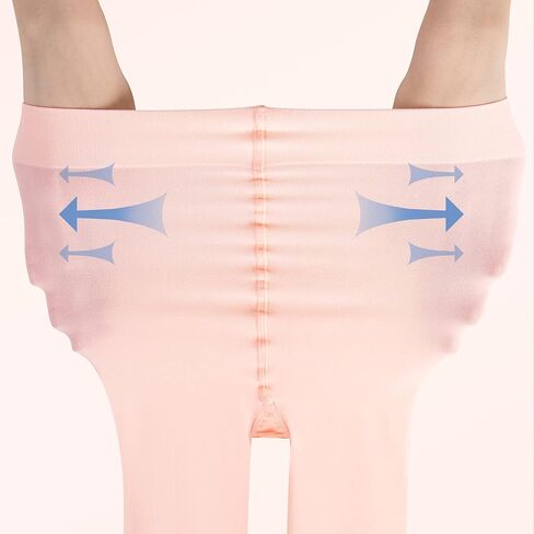 HETH Ballet Tights for Girls - Ultra Soft Dance Tights Convertible Pink Tight (Toddler/Kids) in Saudi Arabia