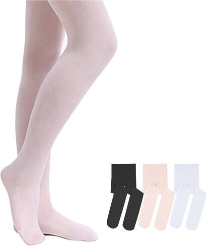 Stelle Girls' Ultra Soft Pro Dance Tight/Ballet Footed Tight (Toddler/Little Kid/Big Kid) in Kuwait