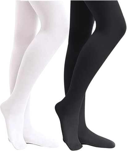 Stelle Girls' Ultra Soft Pro Dance Tight/Ballet Footed Tight (Toddler/Little Kid/Big Kid) in Kuwait