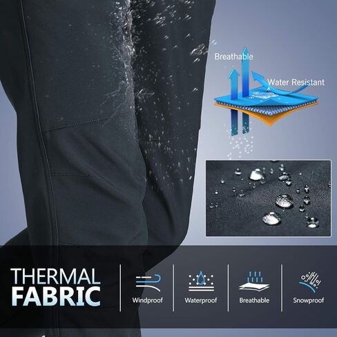 المرأة سراويل للتسلق صوف مبطن بناطيل تزلج شتاء دافئ مقاوم للماء معزول الثلوج السفر البضائع العمل سوفتشيل بنطلون in Kuwait