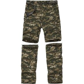 JOMLUN Boy’s Scout Pants Convertible Hiking Quick Dry Zip Off Pants Outdoor Climbing Casual Trouser Kids Youth Cargo Pants in Saudi Arabia