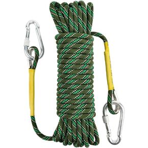 X XBEN Outdoor Climbing Rope 10M(32ft) 20M(64ft) 30M(96ft) 50M(160ft) 70M(230ft) 152M(500FT) 352M(1000FT) Static Rock Climbing Rope for Escape Rope Ice Climbing Equipment Fire Rescue Parachute in Saudi Arabia