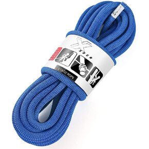 X XBEN Outdoor Climbing Rope 10M(32ft) 20M(64ft) 30M(96ft) 50M(160ft) 70M(230ft) 152M(500FT) 352M(1000FT) Static Rock Climbing Rope for Escape Rope Ice Climbing Equipment Fire Rescue Parachute