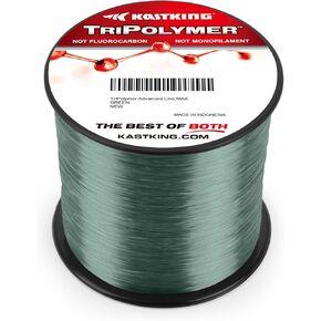 KastKing Tripolymer Advanced Monofilament Fishing Line - ¼ LB Filler Spools Mono Line, High Strength, Highly Abrasion Resistant, Super Smooth, Low Light Refraction, Tri-Extrusion Advanced Fishing Line