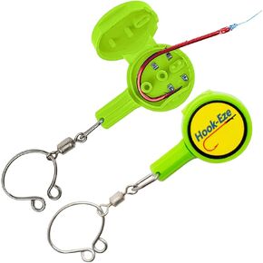 HOOK-EZE Fishing Knot Tying Tool | Protect from Fish Hooks | Tie Fishing Knots Easily | Cool Gadgets for Fishermen | Ice Fly Fishing | Fishing Accessories for Beginner Anglers | Nail Knot Tool in Saudi Arabia