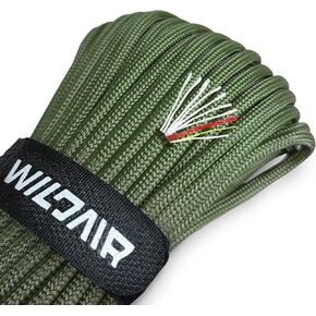 WILDAIR Paracord Survival Paracord Parachute Fire Cord Survival Ropes 4-in-1 U.S. Military Type III with Integrated Fishing Line Fire-Starter Tinder in Saudi Arabia