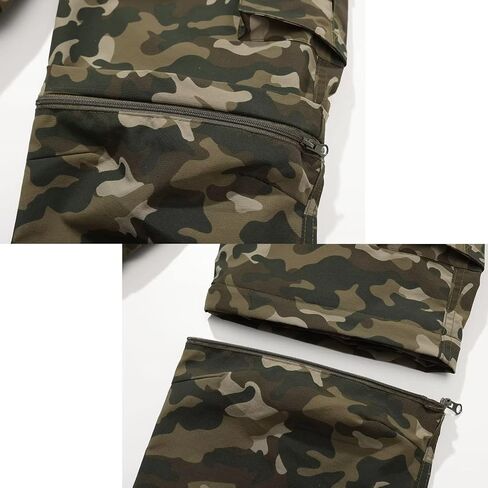 JOMLUN Boy’s Scout Pants Convertible Hiking Quick Dry Zip Off Pants Outdoor Climbing Casual Trouser Kids Youth Cargo Pants in Saudi Arabia