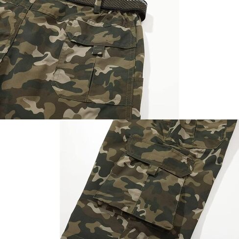 JOMLUN Boy’s Scout Pants Convertible Hiking Quick Dry Zip Off Pants Outdoor Climbing Casual Trouser Kids Youth Cargo Pants in Saudi Arabia