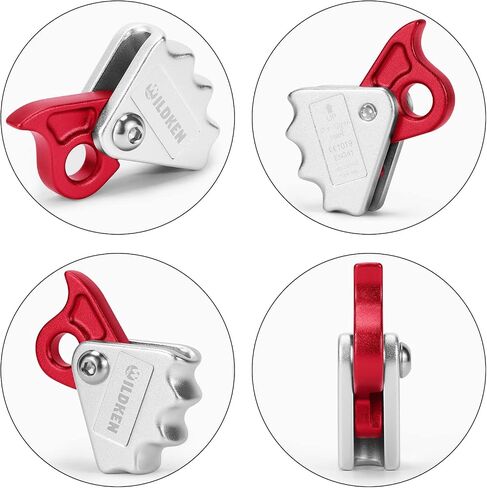 WILDKEN Climbing Ascender Fall Protection Belay Device Climbing Rope Grab | Ascender for Rock Climbing Mountaineering Tree Arborist Expedition Caving Rescue Aerial Work in Kuwait