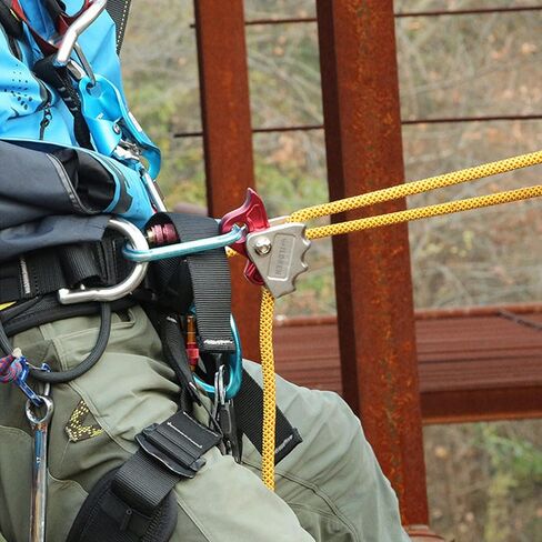 WILDKEN Climbing Ascender Fall Protection Belay Device Climbing Rope Grab | Ascender for Rock Climbing Mountaineering Tree Arborist Expedition Caving Rescue Aerial Work in Kuwait
