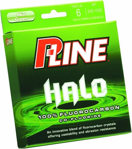 P-Line Halo Co-Fluoride Fluorocarbon Mist Green Fishing Line (200-Yard in Saudi Arabia