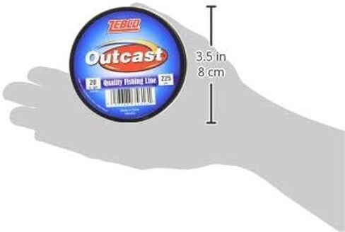 Zebco Outcast Monofilament Fishing Line, Low Memory and Stretch with High Tensile Strength in Saudi Arabia
