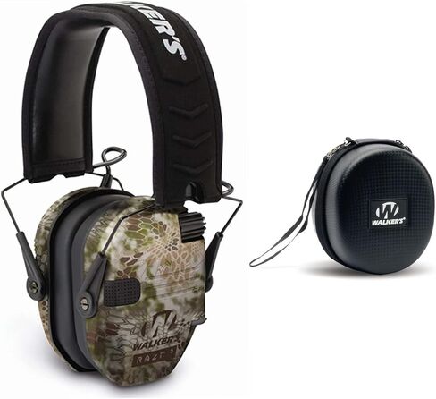 Walker's Razor Slim Electronic Earmuffs | Protective Case in Saudi Arabia