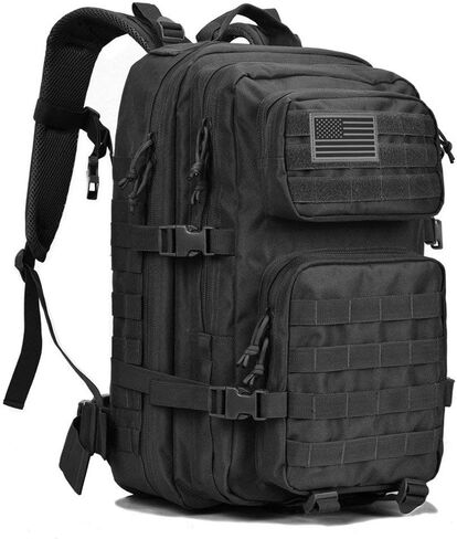 REEBOW GEAR Military Tactical Backpack Large Army 3 Day Assault Pack Molle Bag Backpacks (Woodland Camo) in Saudi Arabia