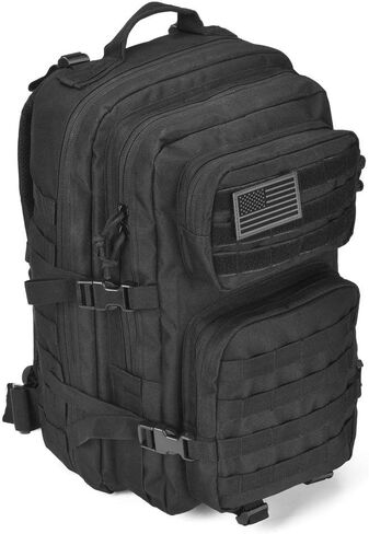 REEBOW GEAR Military Tactical Backpack Large Army 3 Day Assault Pack Molle Bag Backpacks (Woodland Camo) in Saudi Arabia
