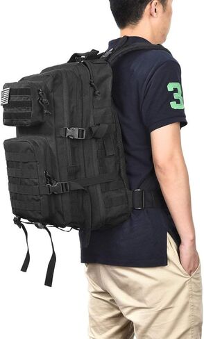 REEBOW GEAR Military Tactical Backpack Large Army 3 Day Assault Pack Molle Bag Backpacks (Woodland Camo) in Saudi Arabia