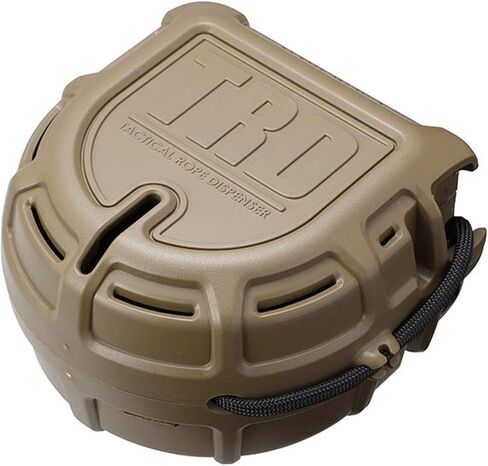 Atwood Rope MFG Tactical 550 Paracord Parachute Cord Rope Dispenser 50ft Spool TRD | Cutting Blade, Belt Clip, Cord Grip, View Port, Integrated Ruler in Kuwait