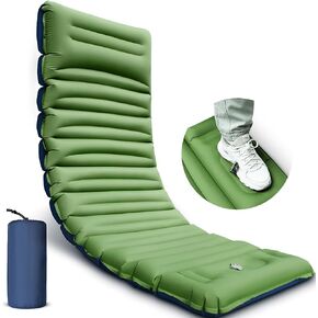 وسادة نوم للتخييم من يوزونك، وسادة تخييم سميكة للغاية مقاس 5 انش مع مضخة مدمجة، وسادة مرتبة للتخييم خفيفة الوزن للغاية ذاتية النفخ، مراتب هوائية لحقيبة الظهر والمشي لمسافات طويلة والسفر والخيمة in Kuwait