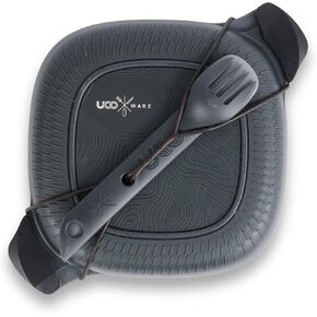 UCO Recycled ECO 5-Piece Camping Mess Kit with Bowl, Plate, Switch Spork Utensil Set in Saudi Arabia