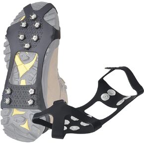 الأشرطة الجليد المرابط الجر الثلوج القبضات للأحذية الأحذية الفولاذ المقاوم للصدأ المسامير آمنة سيليكون حماية للمشي لمسافات طويلة الصيد المشي تسلق الجبال النساء الرجال in Kuwait