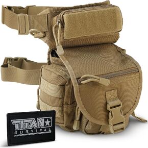 TACAMO® 10L Drop Leg Hip Bag, Drop Leg Bag for Men and Women, Small, Waterproof Tactical Drop Leg Bag, Thigh Harness Leg Bag for Men and Women, Waist Leg Bag for Tools and Kits, Men’s Thigh Bag in Saudi Arabia