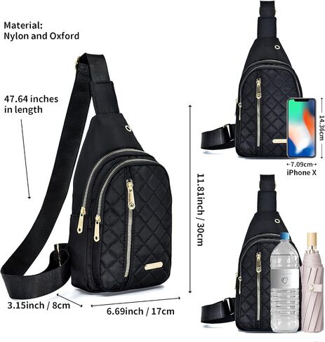 Aisijimo Small Sling Bag For Women Men Casual Crossbody Sling Backpack | Small in Kuwait